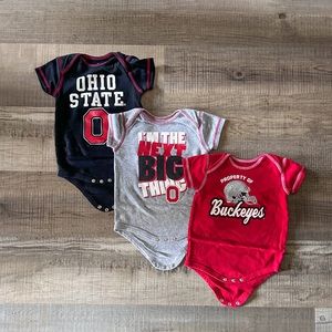 BUNDLE of 3 OSU onesies